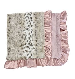 Rockin' Royalty Rockin Royalty- Snowcat Dusty Pink Blanket