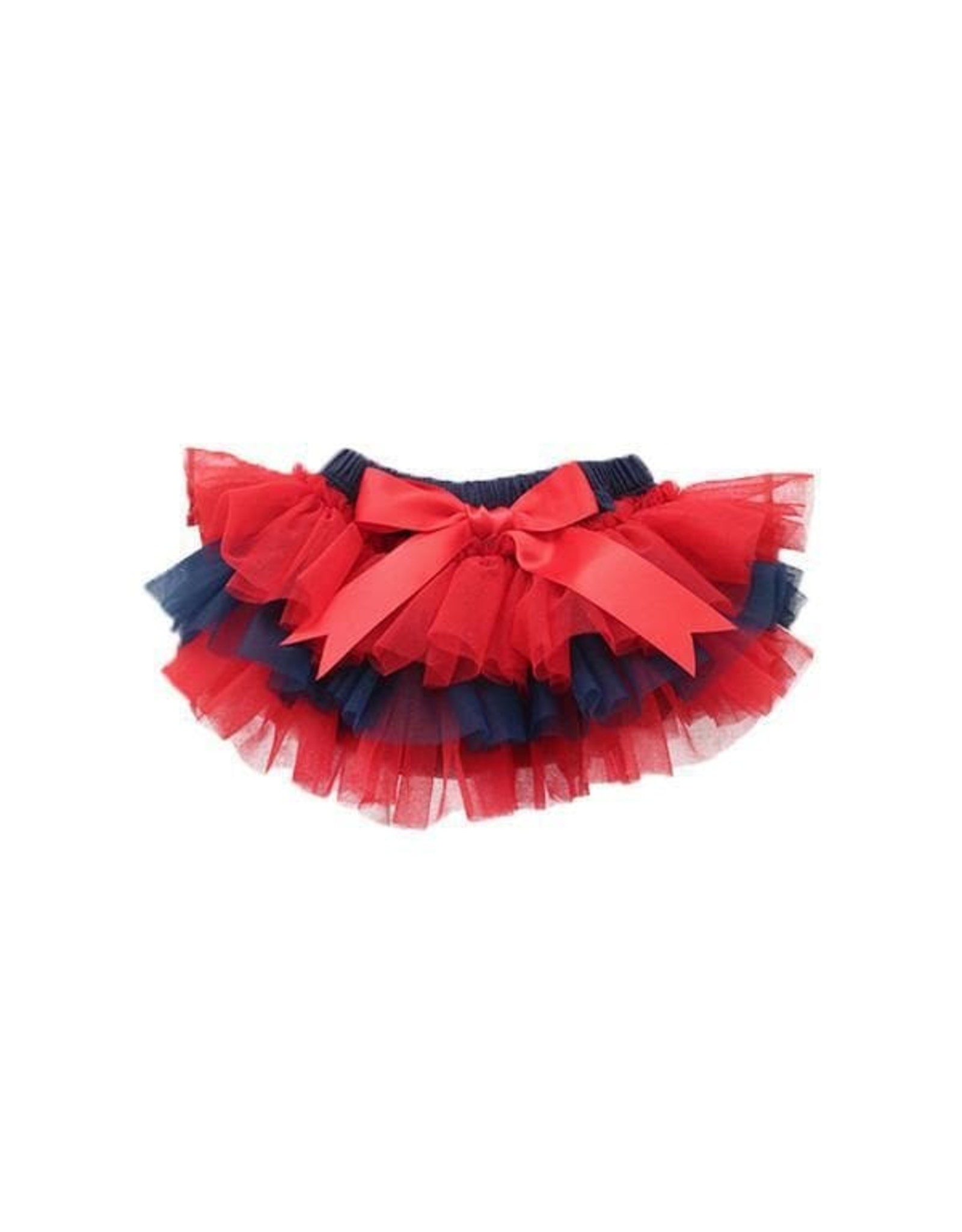 Mila & Rose Mila & Rose- Red/Navy Ruffle Tutu Bloomer