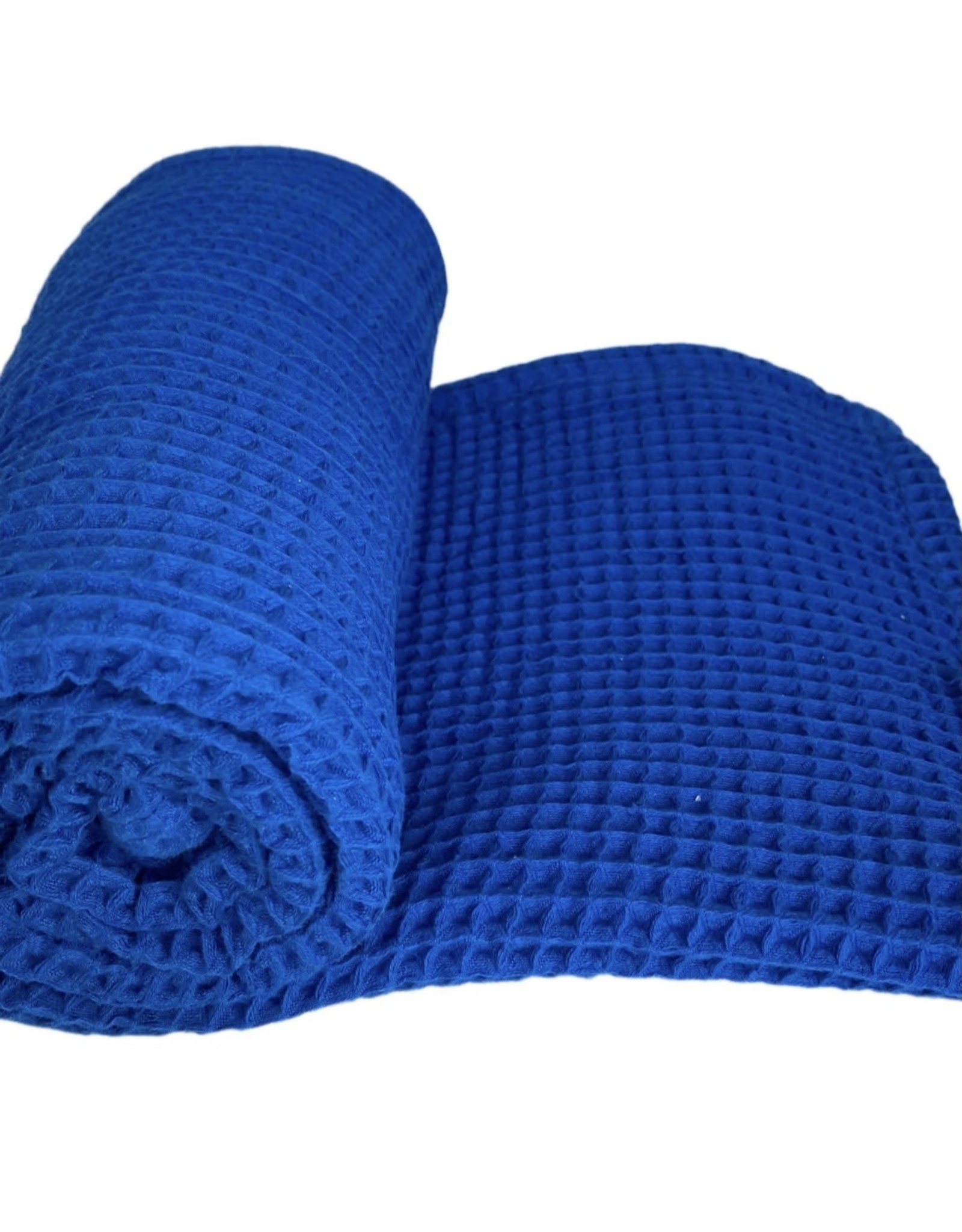 Stroller Society Stroller Society- 40" by 40" Waffle Blanket: Classic Blue