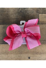 Beyond Creations Beyond Creations- 5.5" XL Gingham Layered Knot Bow