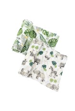 Bebe Au Lait Bebe Au Lait- Jungle + Rainforest Classic Muslin Blanket Set