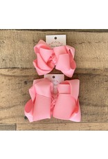 One Stop Bow Shop OS - Pink Stacked Grosgrain Bow