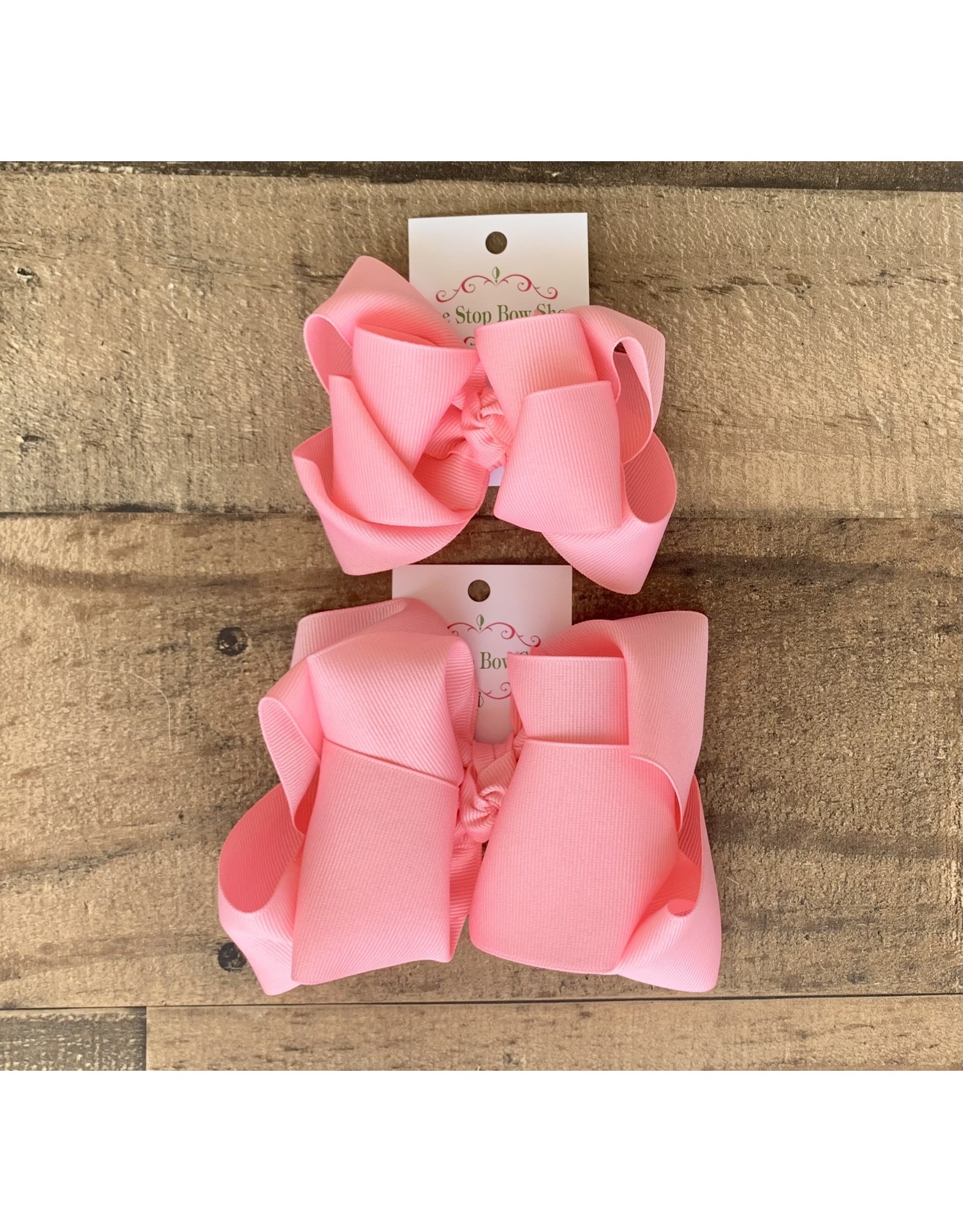 One Stop Bow Shop OS - Pink Stacked Grosgrain Bow