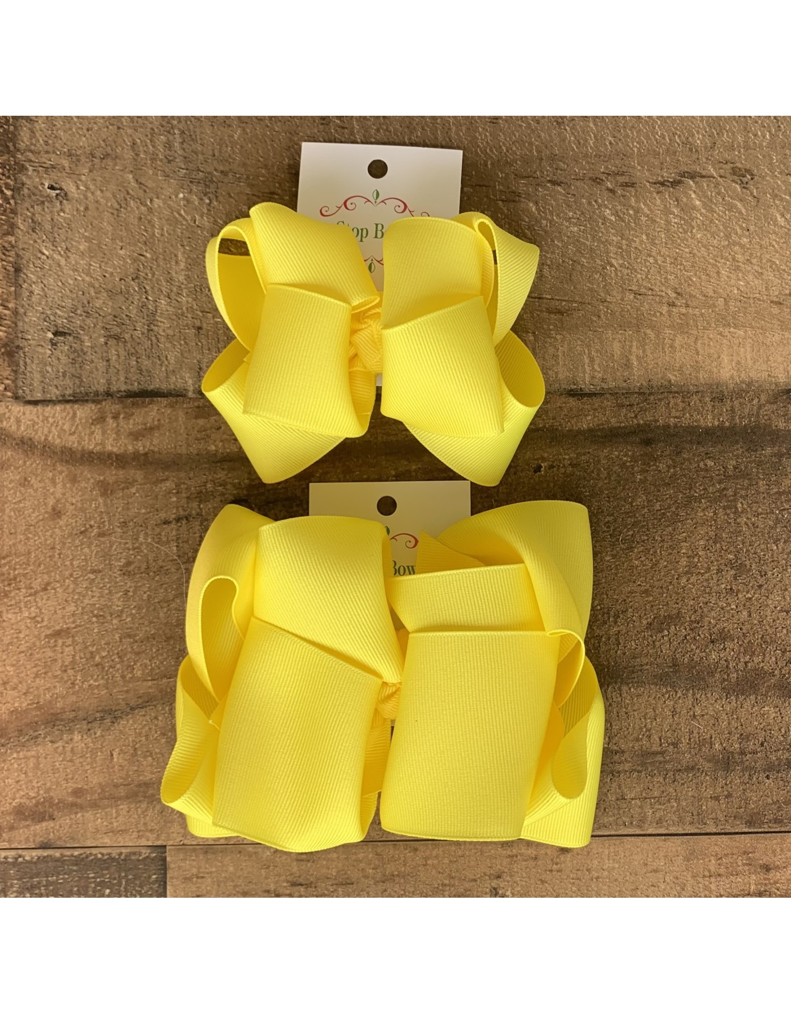 One Stop Bow Shop OS- Sunshine Stacked Grosgrain Bow