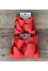 OS - Chili Pepper Stacked Grosgrain Bow