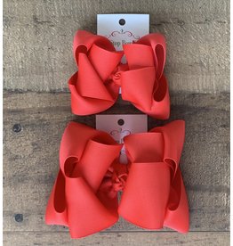 One Stop Bow Shop OS - Chili Pepper Stacked Grosgrain Bow
