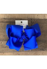 One Stop Bow Shop OS- Neon Blue Stacked Grosgrain Bow