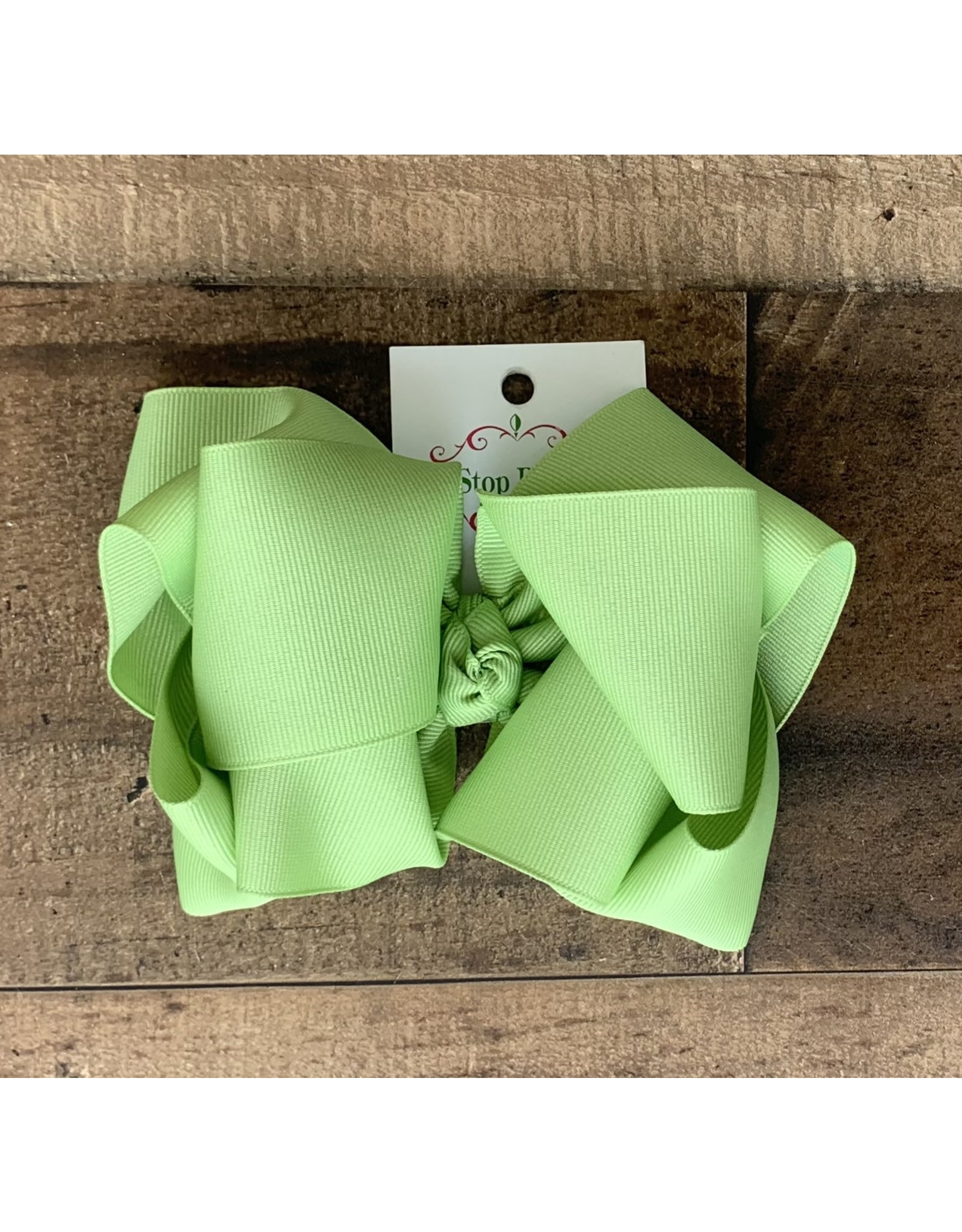 One Stop Bow Shop OS- Kiwi Stacked Grosgrain Bow