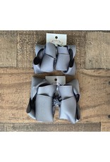 OS- Slate Grey Stacked Grosgrain Bow