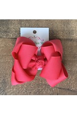 OS- Strawberry Punch Stacked Grosgrain Bow