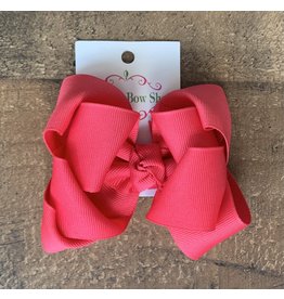 One Stop Bow Shop OS- Strawberry Punch Stacked Grosgrain Bow