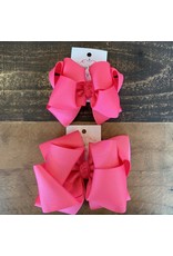 One Stop Bow Shop OS- Shocking Pink Stacked Grosgrain Bow