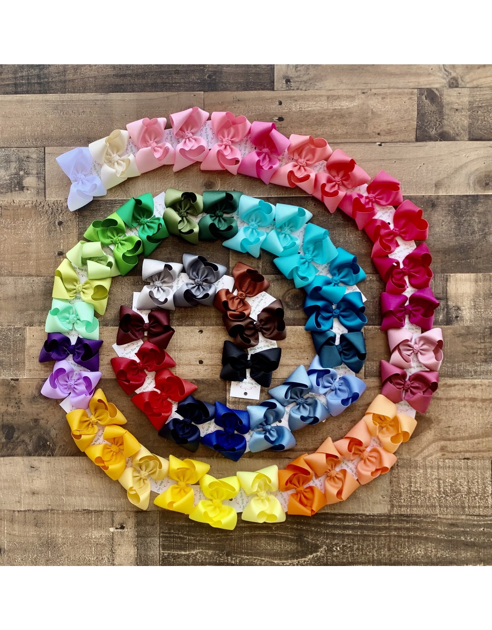 One Stop Bow Shop OS- Large Grosgrain Knot Bow