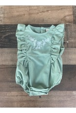 loved by Jade Presley Ruffle Sage Romper