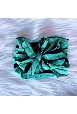 In Awe- Mint & Black Stripe Headband