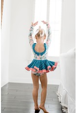 Be Girl Clothing Be Girl- Twinkle Toes Leotard: Twirling Buds