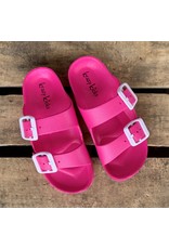 Fuschia Slide Sandal