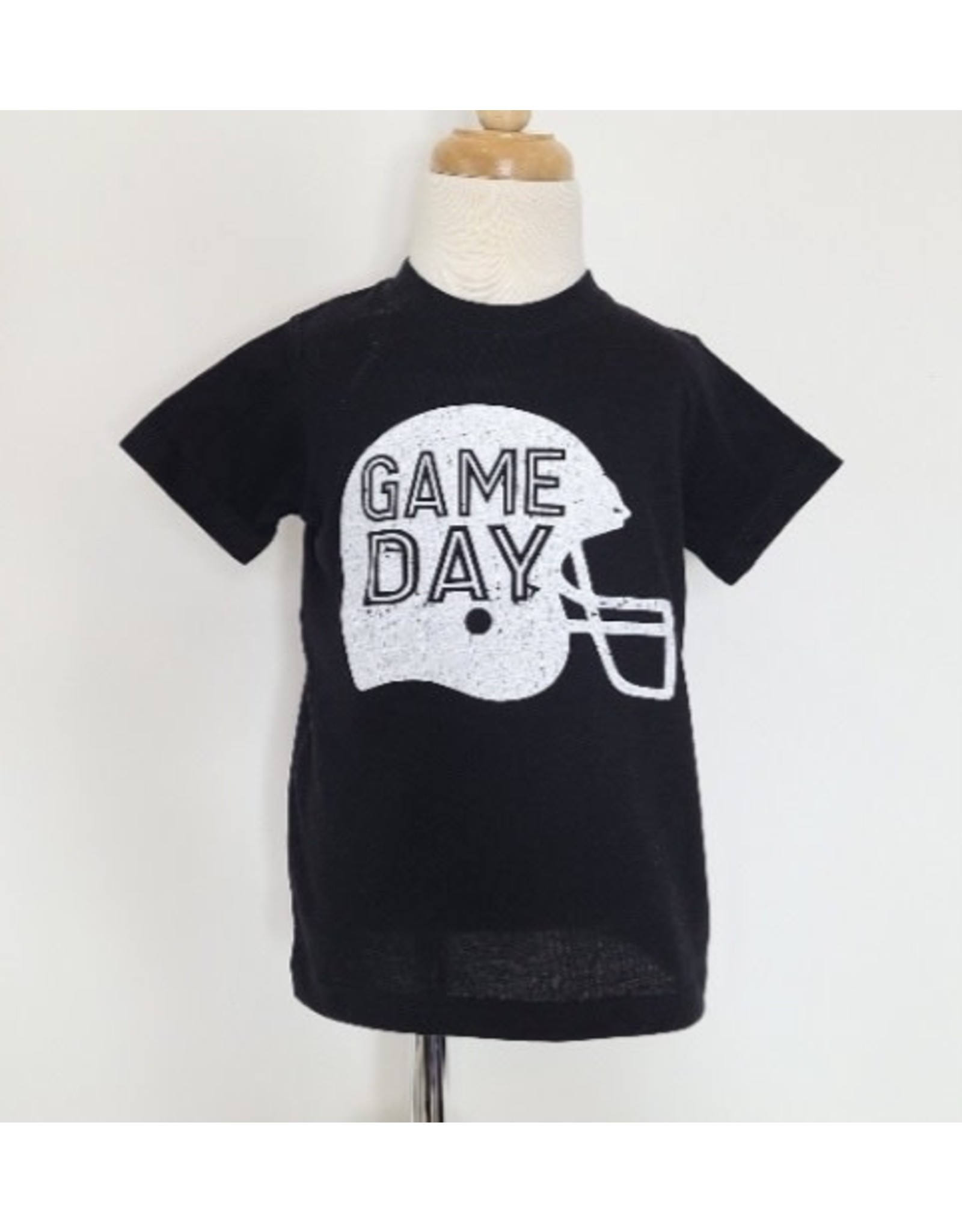 GAME DAY Helmet Tee: Black