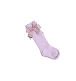 Be Girl Clothing Be Girl- Strawberry Spice Bow Happy Knee Socks