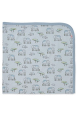 Magnetic Me Magnetic Me- Blue Love U Ton Modal Swaddle Blanket