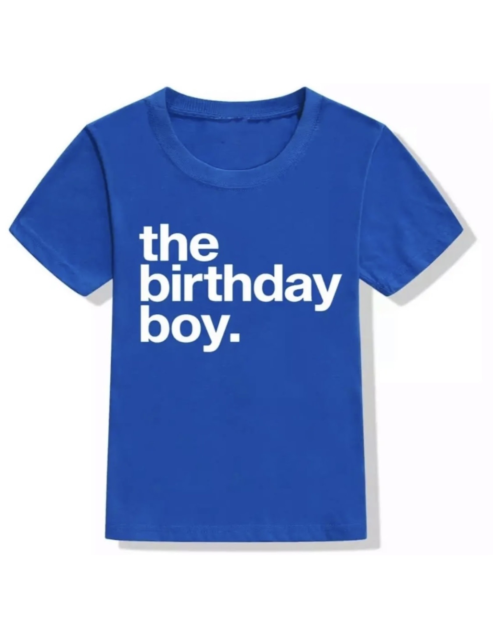 Tiny Trendsetter Tiny Trendsetter- The Birthday Boy Royal TShirt