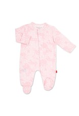 Magnetic Me Magnetic Me- Pink Doeskin Modal Magnetic Me Footie