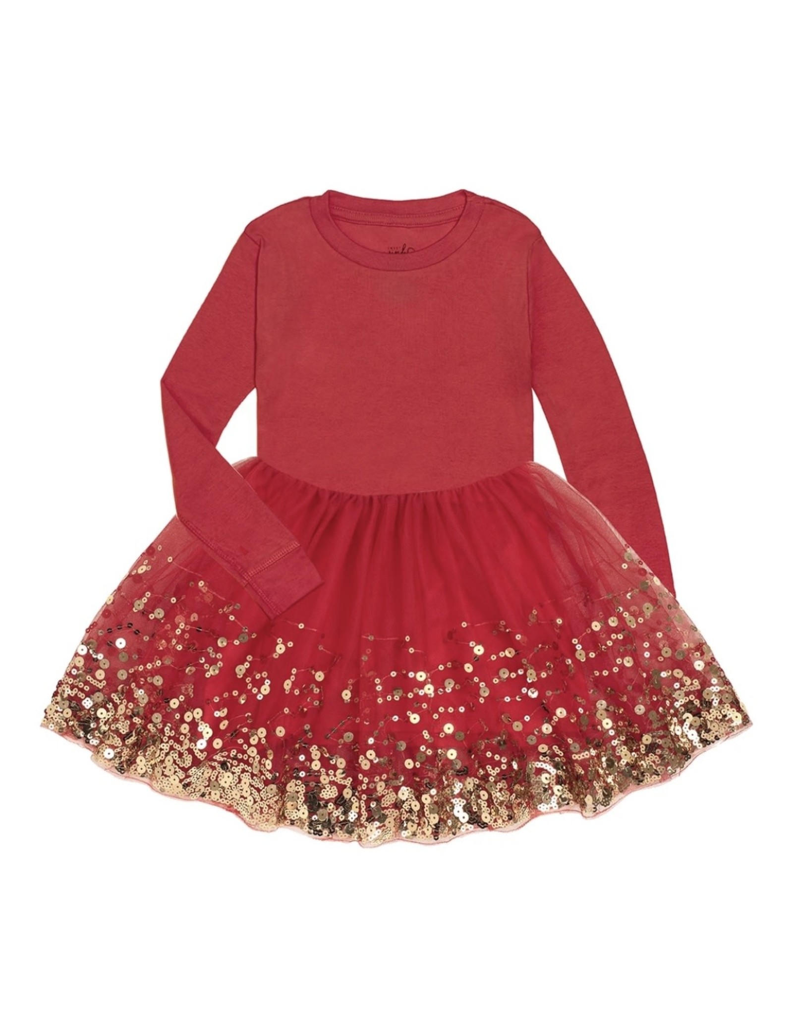 Sweet Wink- Red Sequin Dress
