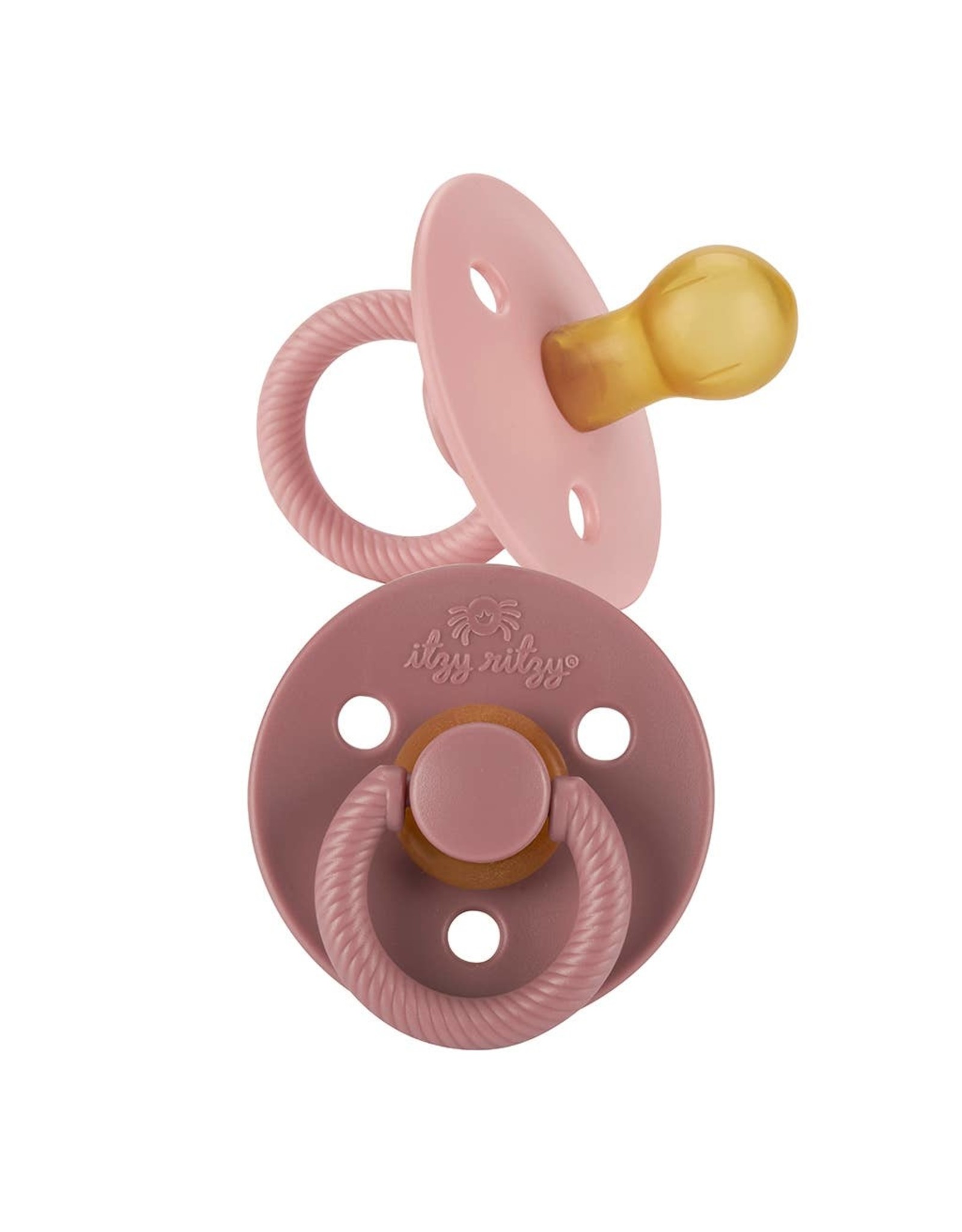 Itzy Ritzy Itzy Ritzy- Soother Pink Natural Rubber Pacifier Set