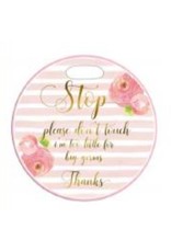 Mumsy Goose- Pink White Floral Health Signs