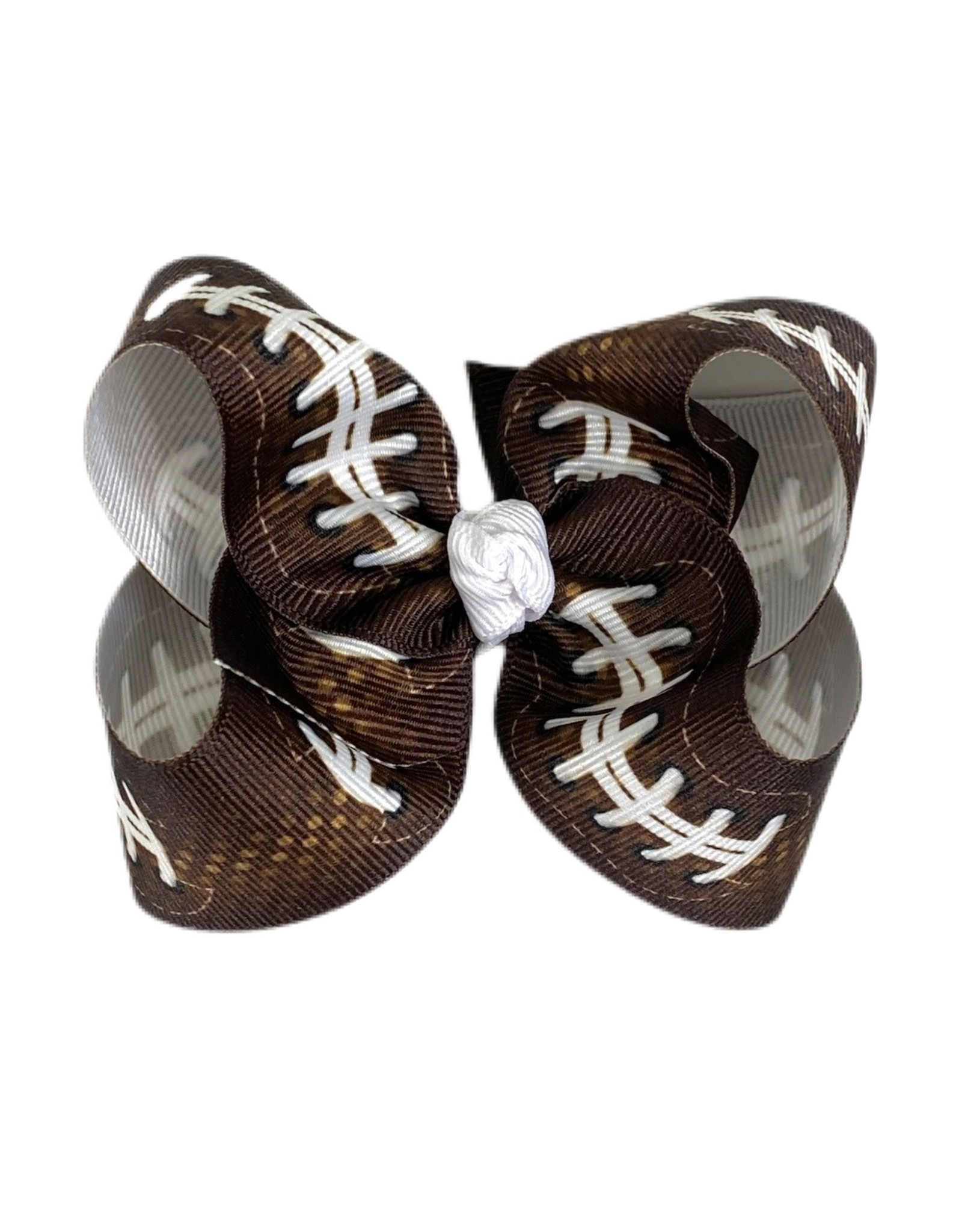 One Stop- Leather Football Knot Bow Large