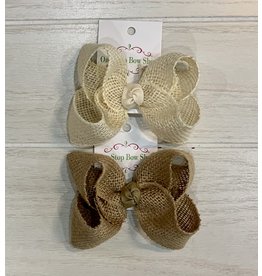 One Stop Bow Shop One Stop- Large Burlap #141