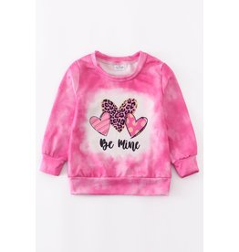 Be Mine Pink Heart Sweatshirt