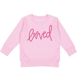 Sweet Wink- Loved L/S Sweatshirt Lt Pink