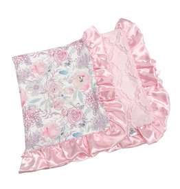 Rockin' Royalty Rockin Royalty- Bashful Pink Floral Blanket