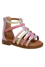 Kensie Girl- Multi Pastel Color Strap Sandals