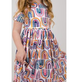 Mila & Rose Mila & Rose- Bright Side S/S Pocket Twirl Dress