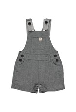 Me & Henry Me & Henry- Bowline Shortie Overall: Grey Gauze