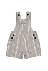 Me & Henry Me & Henry- Bowline Shortie Overall: Grey Woven