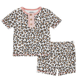 Mudpie Mud Pie- Leopard Pajamas