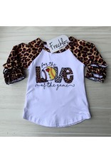 Love Game Ruffle Raglan