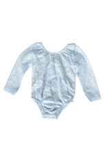Baileys Blossoms Bailey's Blossoms- Ice Blue Lana Lace Leotard 0-3M