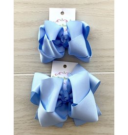 One Stop Bow Shop OS- Baby Blue Stacked Grosgrain Bow