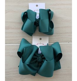 OS- Jade Stacked Grosgrain Bow
