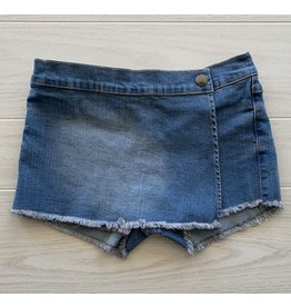 Vintage Havana- Denim Side Button Skort