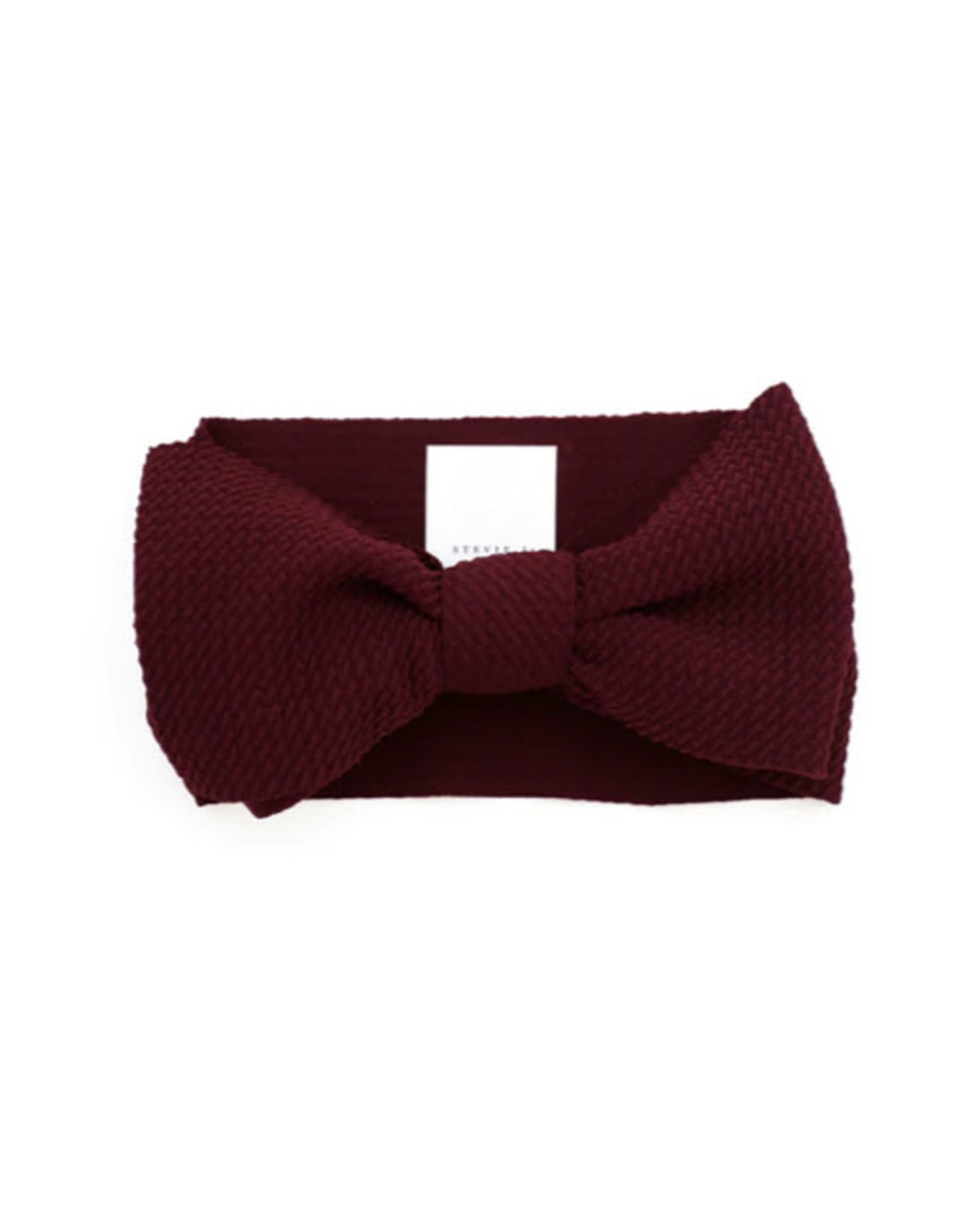 Stevie Js Stevie Js- Maroon Chandler Headband