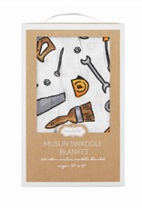 Mudpie Mud Pie- Tools Swaddle Blanket