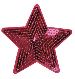 Sparkle Sisters Sparkle Sisters- Large Hot Pink Sequin Star Clip