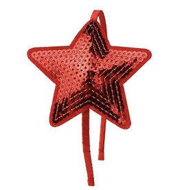 Sparkle Sisters Sparkle Sisters- Large Red Sequin Star Headband