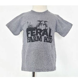 Feral Farm Kid TShirt: Grey