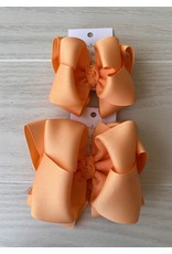 One Stop Bow Shop OS- Canteloupe Stacked Grosgrain Bow